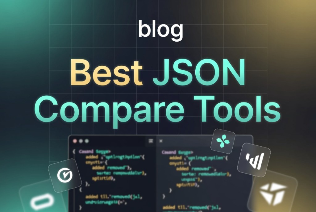 Best JSON compare tools - cover art