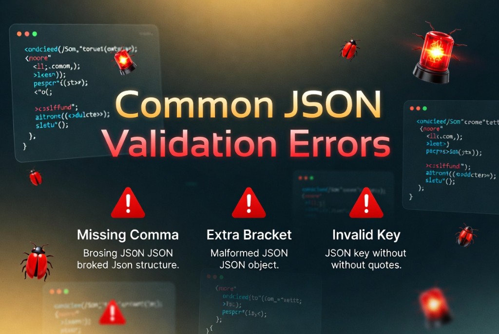 Common JSON validation errors - cover art