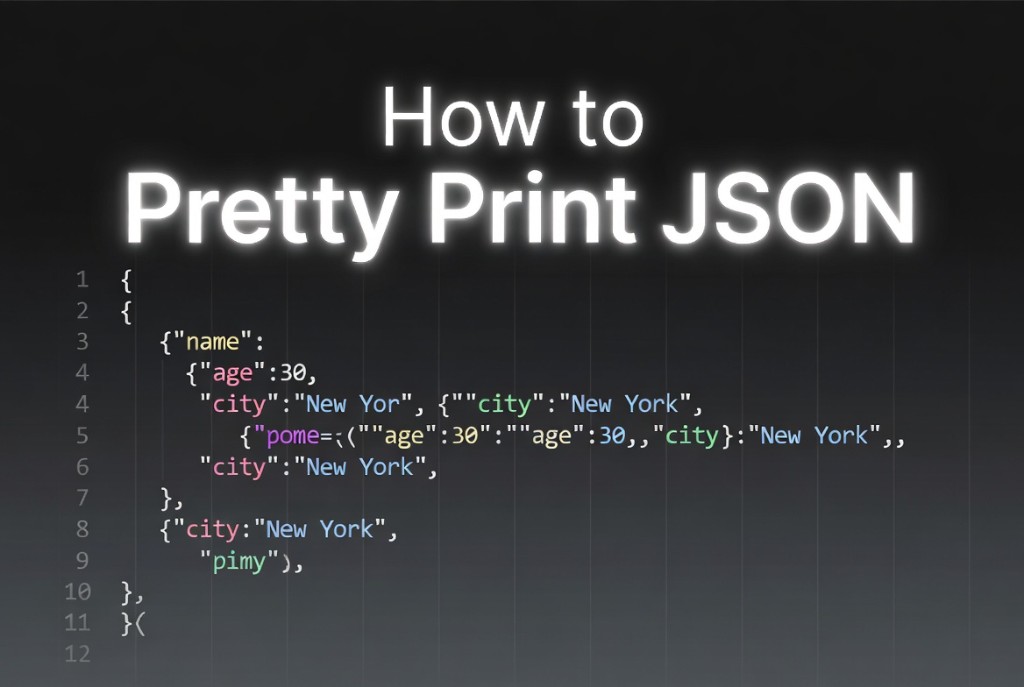How to pretty print JSON - cover art