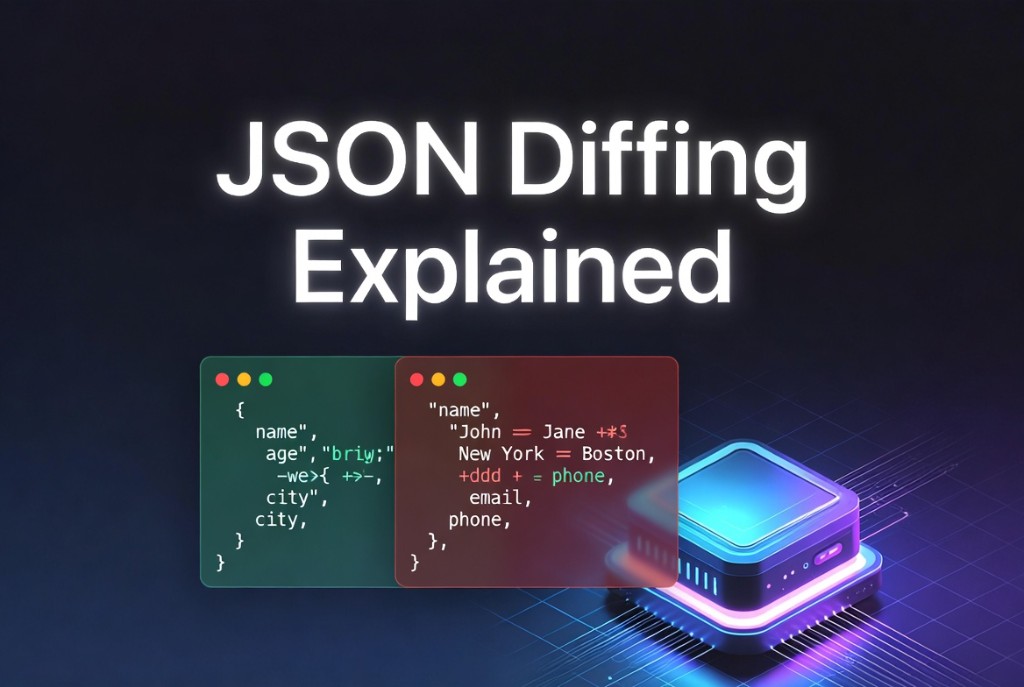 JSON diffing explained - cover art