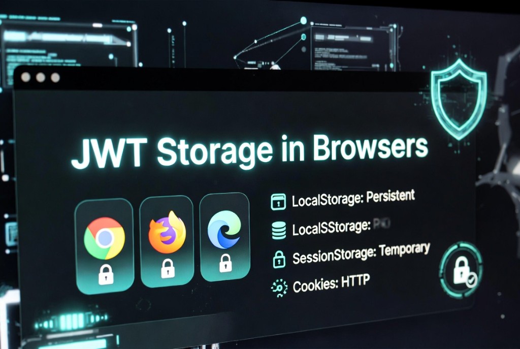 JWT storage in browsers - cover art