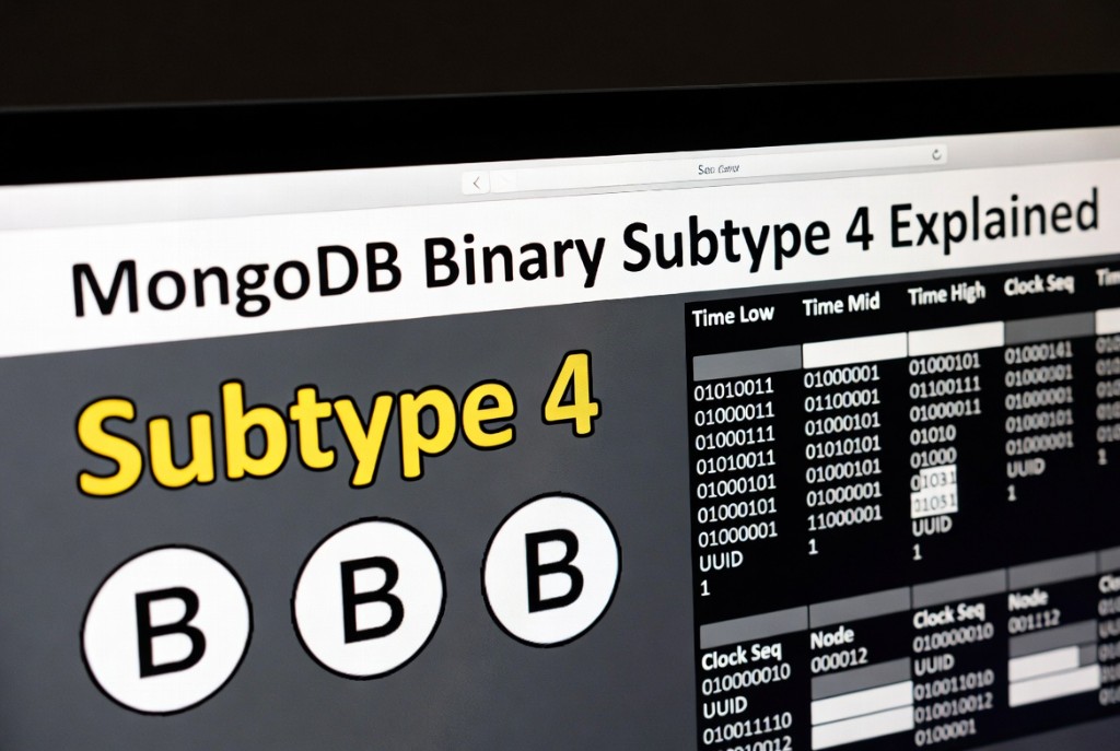 MongoDB binary subtype 4 explained - cover art