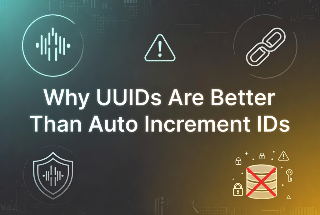 Why UUIDs are better than auto-increment IDs - cover art