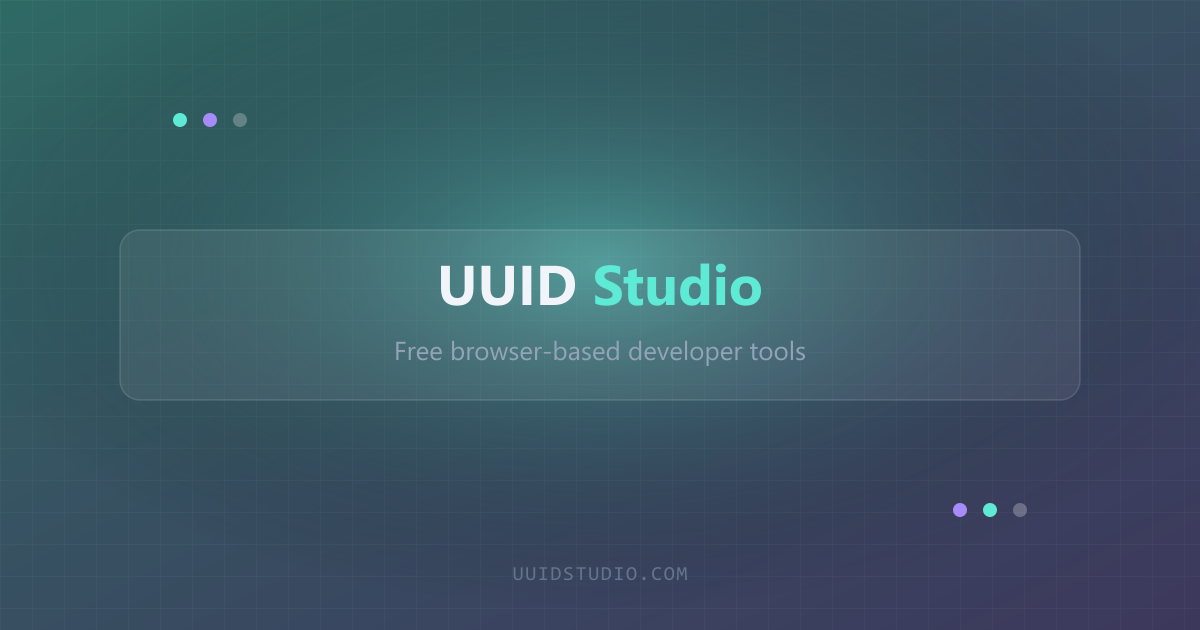 ULID Generator - Sortable Unique IDs Online | UUID Studio